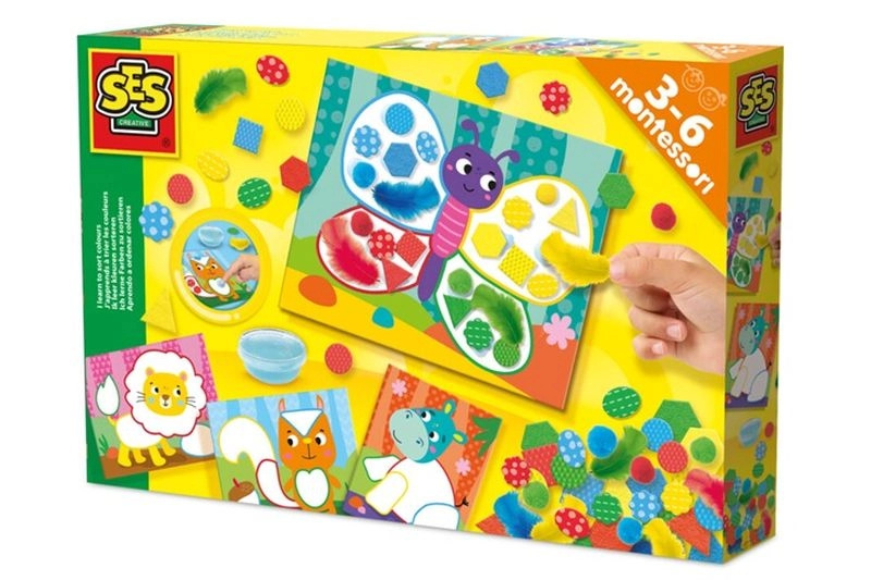 Ses Creative Montessori třídění podle barev a materiálů