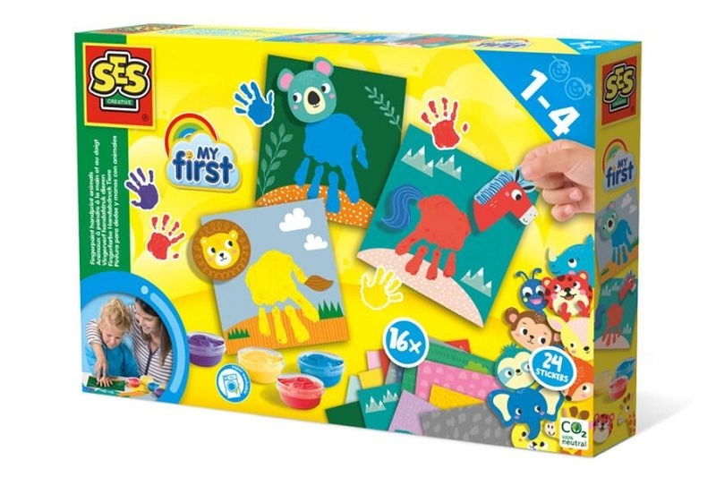 SES Creative My first malování prsty – zvířátka