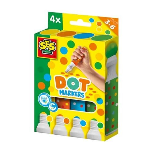 Tečkovací fixy  XXL - 4 barvy