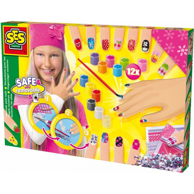SES Vyrábění pro děti Ozdobte své nehty