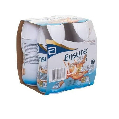 ENSURE PLUS Advance čokoládová příchuť 4 x 220 ml