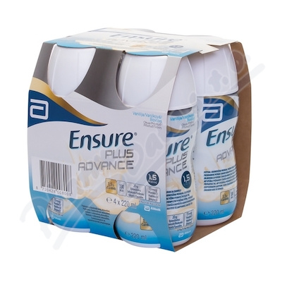 ENSURE PLUS Advance vanilková příchuť 4 x 220 ml