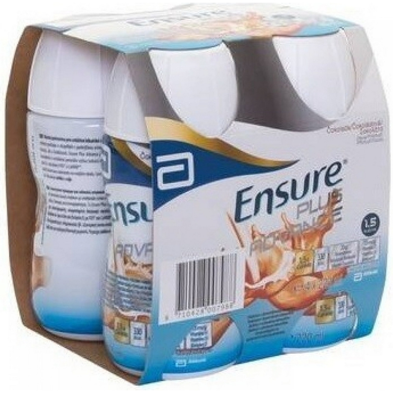 ENSURE PLUS ČOKOLÁDOVÁ PŘÍCHUŤ perorální roztok 4X220ML