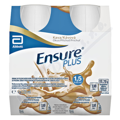 ENSURE PLUS KÁVOVÁ PŘÍCHUŤ perorální roztok 4X220ML