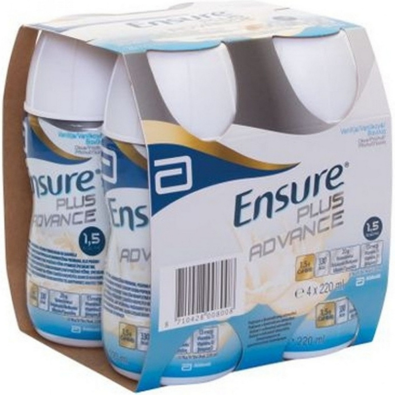 ENSURE PLUS VANILKOVÁ PŘÍCHUŤ perorální roztok 4X220ML