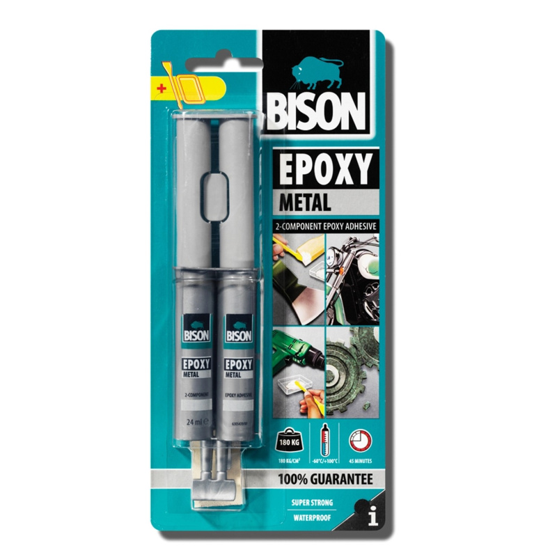 BISON Epoxidové lepidlo EPOXY METAL, 24 ml