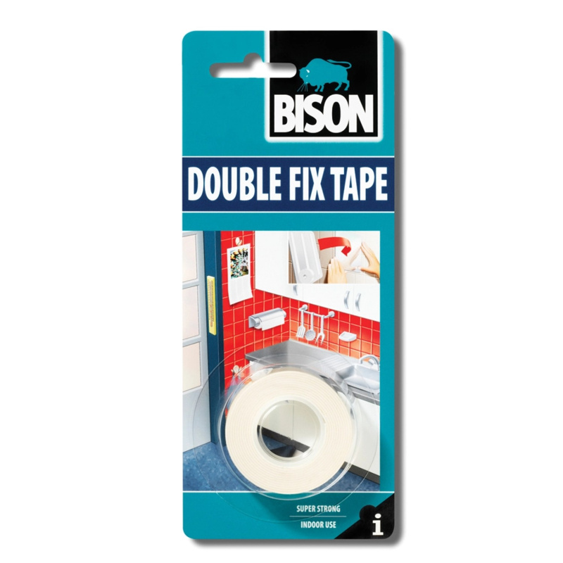 Oboustranná lepicí páska Bison Double fix 19 mm x 1,5 m Bison