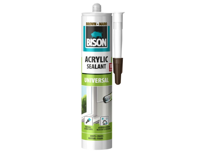Acrylic universal Bison 300 ml hnědý