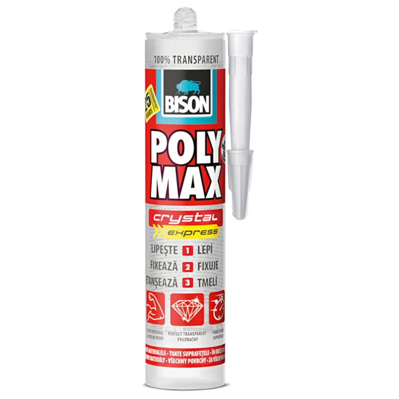 BISON Lepidlo POLY MAX crystal express, 300 g