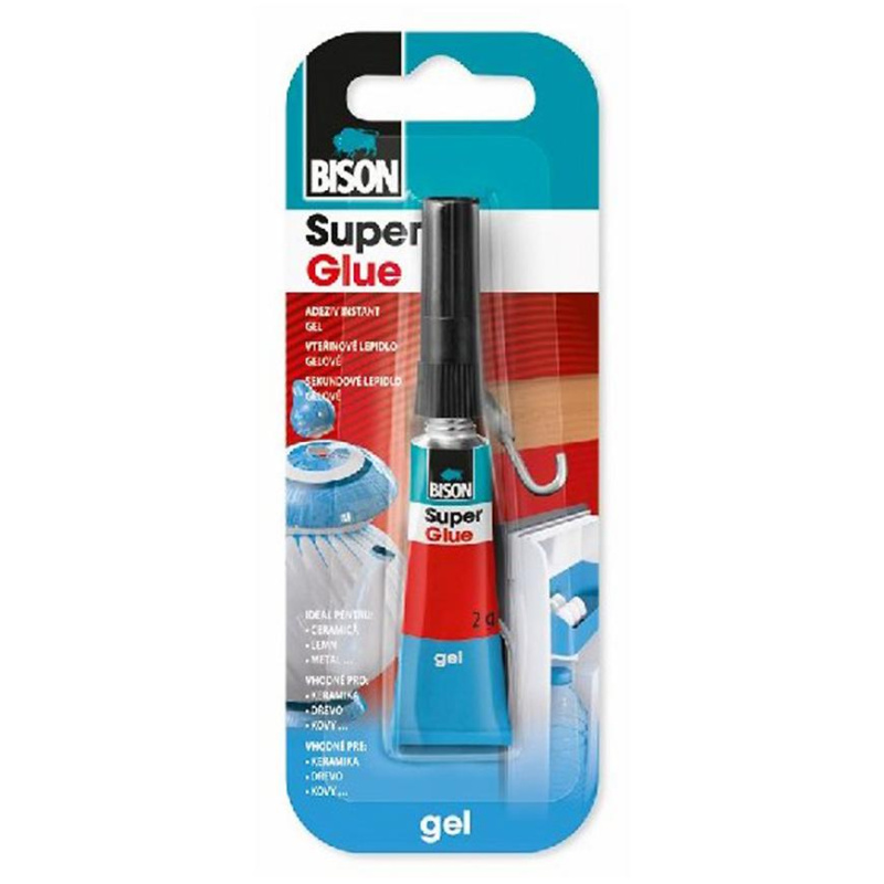 Vteřinové lepidlo BISON Super Glue Liquid - 3g