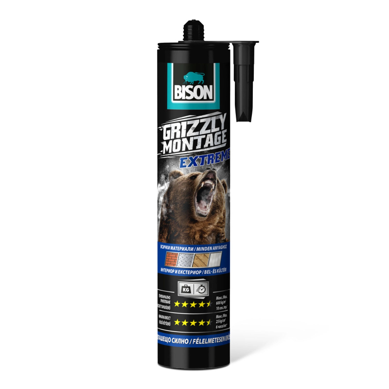 BISON Grizzly extrémně silné montážní lepidlo 435 g