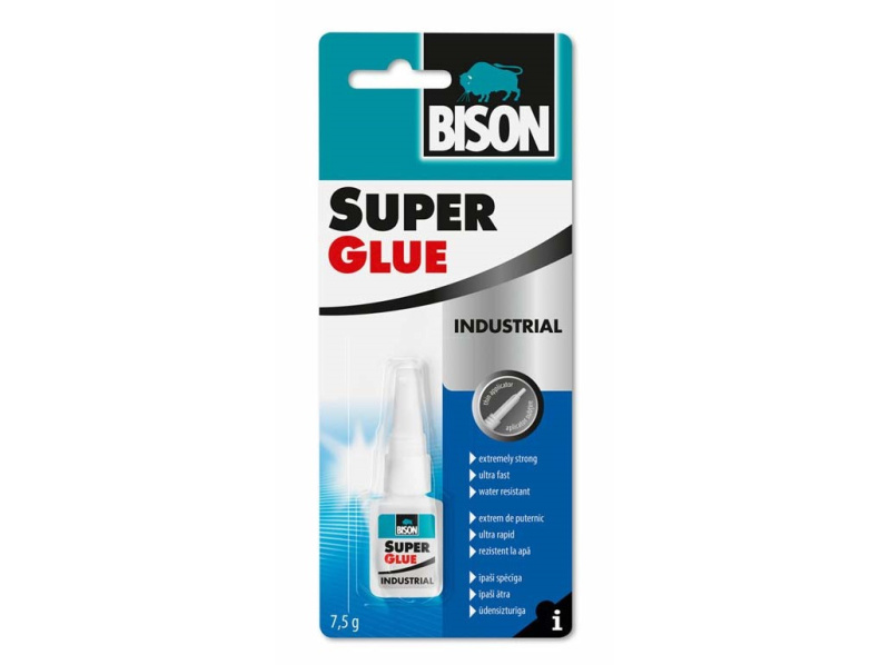Vteřinové lepidlo Bison Super Glue Profi 7,5 g Bison