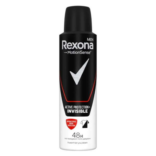 Rexona Active Protection+ Antiperspirant antiperspirant ve spreji pro muže Invisible 150 ml