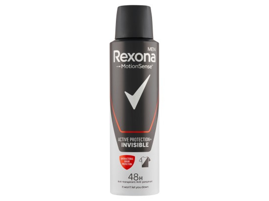 Rexona Active Protection+ Antiperspirant antiperspirant ve spreji pro muže Invisible 150 ml