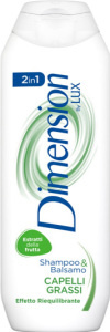 Dimension by Lux 2in1 šampon a kondicionér 2 v 1 pro mastné vlasy 250 ml