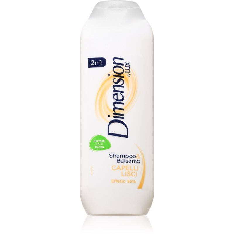 Dimension by Lux 2in1 šampon a kondicionér 2 v 1 pro narovnání vlasů 250 ml