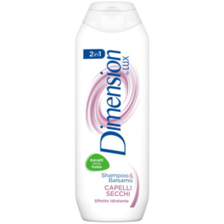 Dimension by Lux 2in1 šampon a kondicionér 2 v 1 pro suché vlasy 250 ml