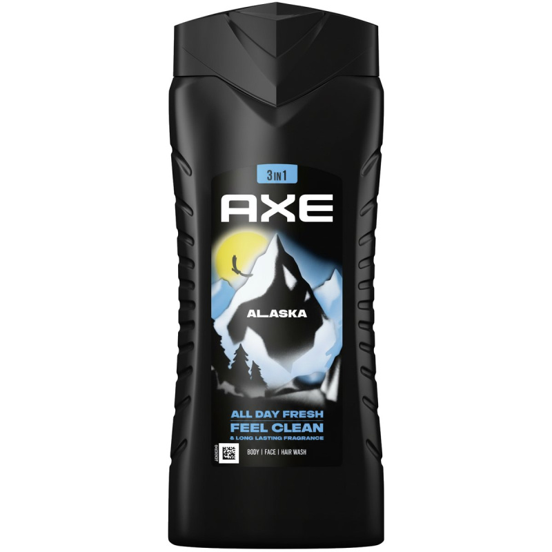 Axe Alaska Shower Gel sprchový gel 3 v 1 400 ml