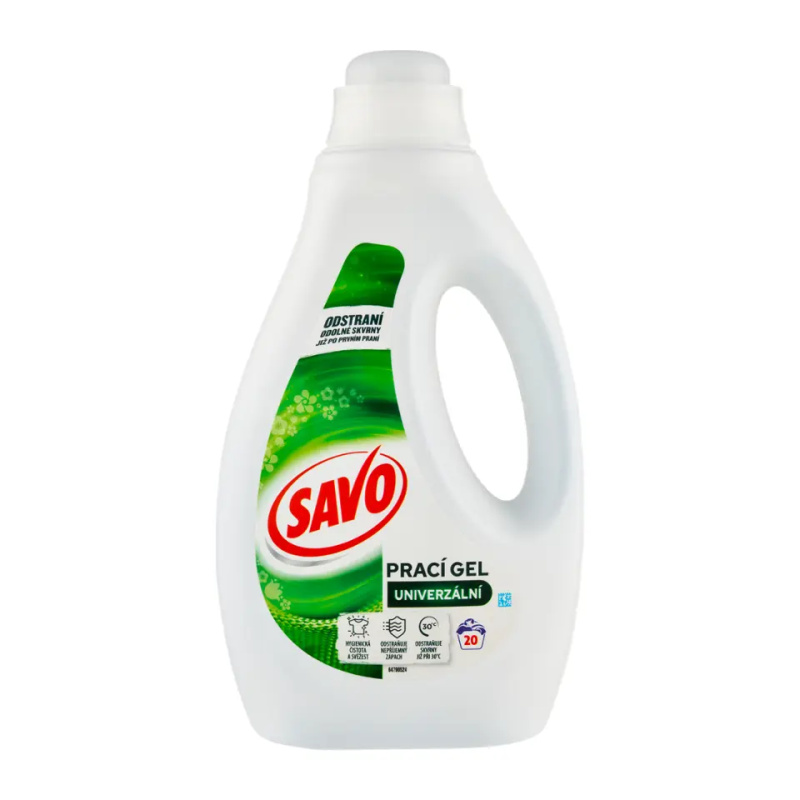 SAVO Univerzální prací gel 20 praní 1l