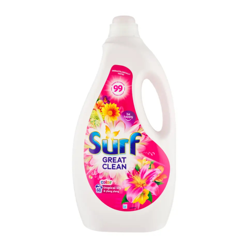 Surf Prací gel na barevné prádlo Color Tropical  60 pd 3 l