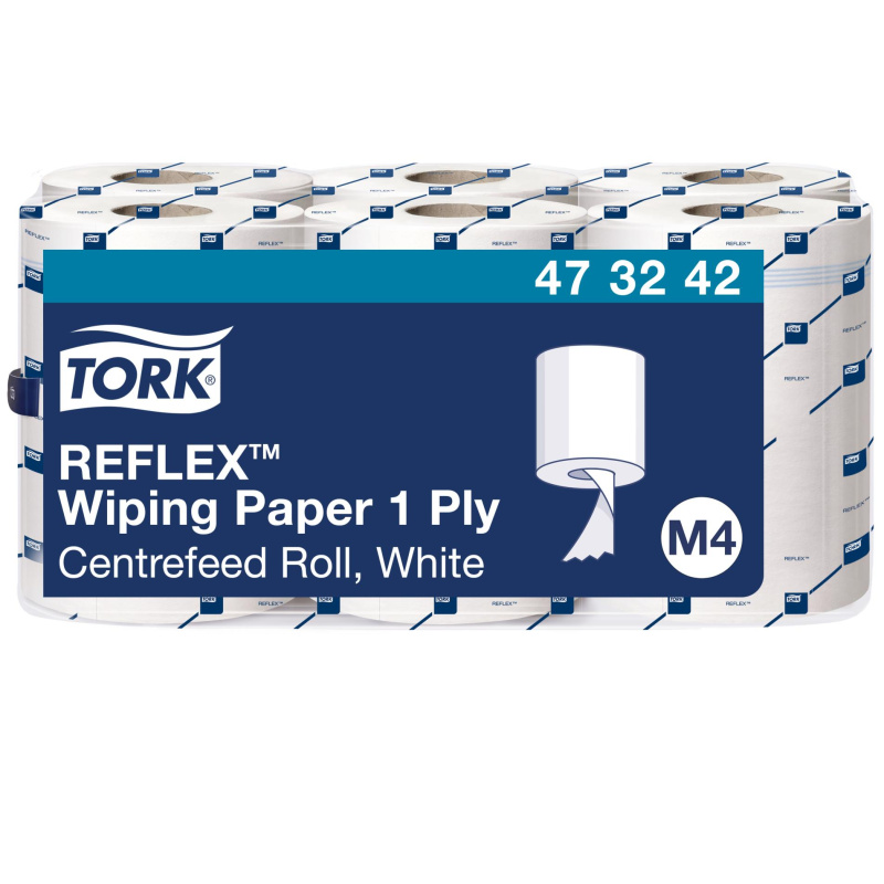Papírová utěrka Tork Reflex M4 - 1 vrstvý, 6 rolí