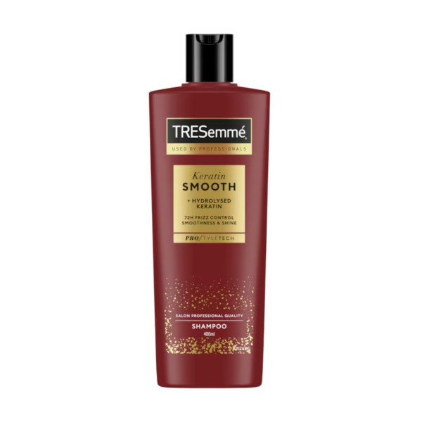 TRESemmé Keratin Smooth šampon s keratinem a marulovým olejem 400 ml