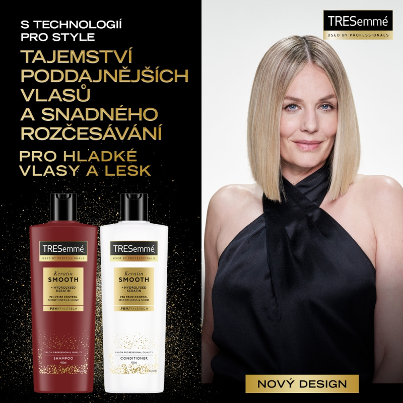 TRESemmé Keratin Smooth Šampon pro krepatějící se vlasy