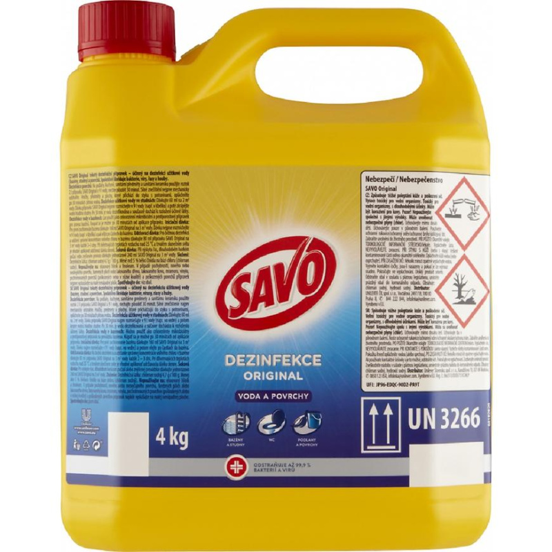 Dezinfekční prostředek Savo Original, 4 l