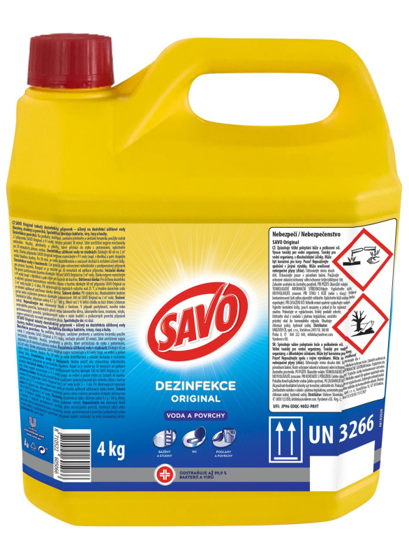 Dezinfekční prostředek Savo Original, 4 l