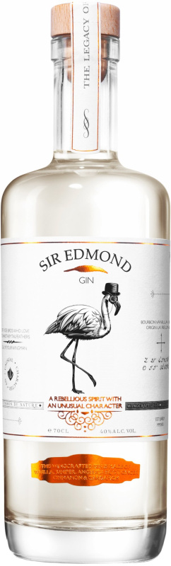 Sir Edmond Gin - Bourbon vanilla infused 40% 0,7l