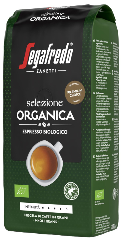 Zrnková káva Segafredo Selezione Organica, 1 kg