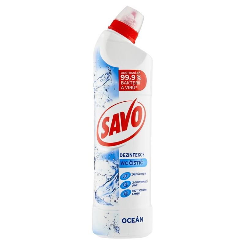 WC čistič Savo oceán - 750 ml