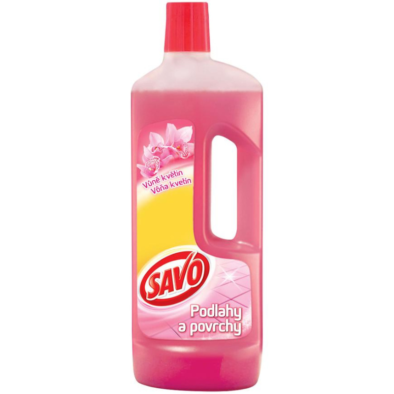 Savo  Čisticí prostředek na podlahy a povrchy - vůně květin, 750 ml