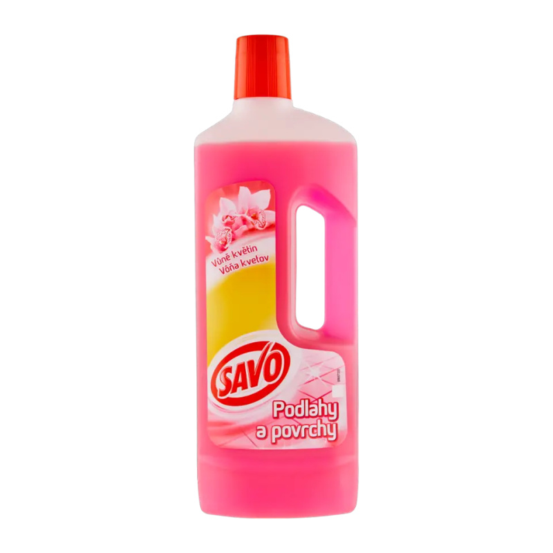 Savo  Čisticí prostředek na podlahy a povrchy - vůně květin, 750 ml