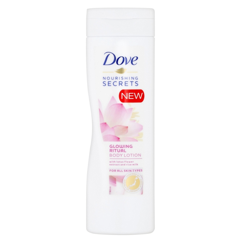 DOVE Rituál Rozjasňující tělové mléko Lotos 250 ml