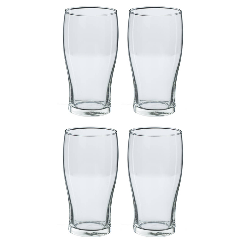 Secret de Gourmet Sada sklenic na pivo, 4 kusy, 570 ml transparentní