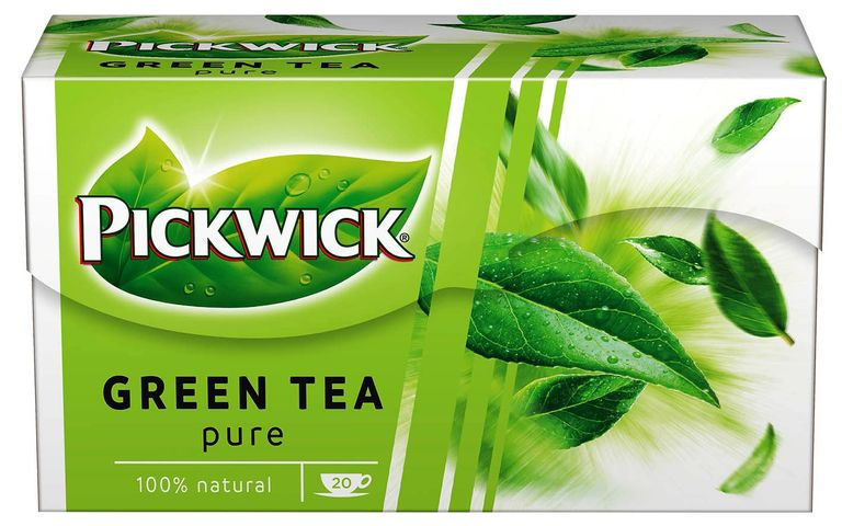 Čaj Pickwick Zelený neochucený, 20 x 2 g