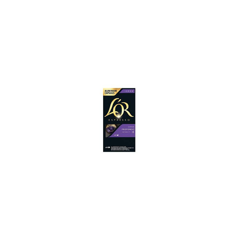 L'Or Lungo Profondo Intenzita 8 - kapsle do kávovaru - 10 kapslí
