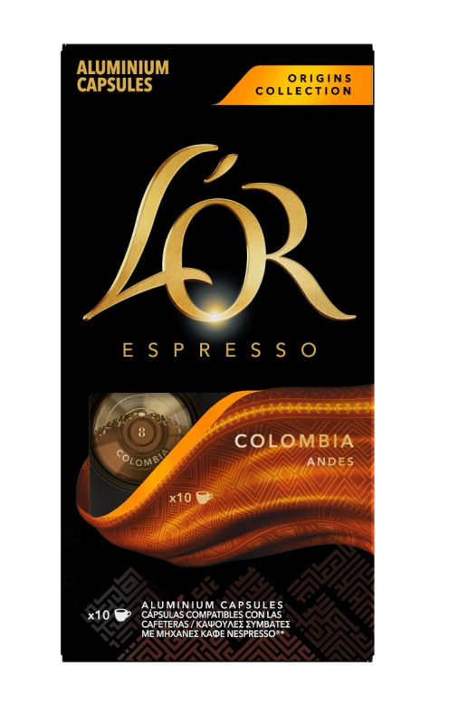 L'Or Espresso Colombia - kapsle do kávovaru - 10 kapslí