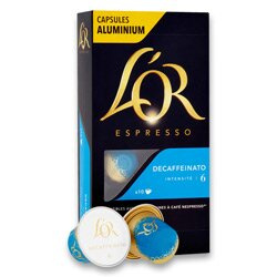 L'Or Espresso Decaffeinato Intenzita 6 - kapsle do kávovaru - 10 kapslí
