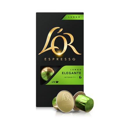 L'OR Espresso Elegante Lungo 6 kapsle pro kávovary Nespresso Original