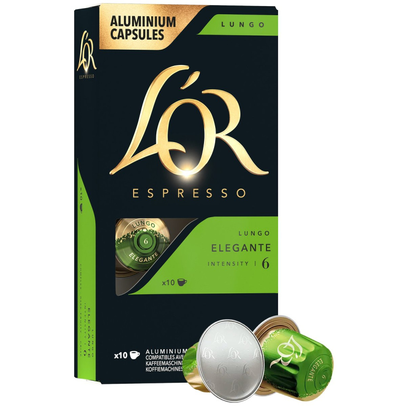 L'OR Espresso Elegante Lungo 6 kapsle pro kávovary Nespresso Original