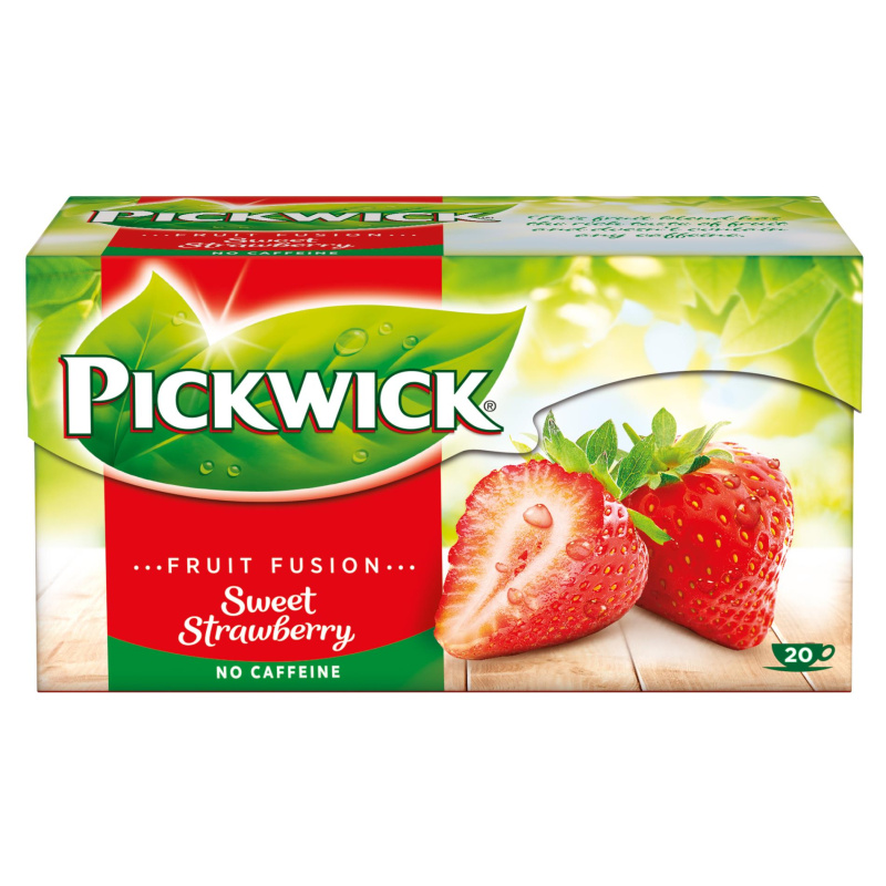 Ovocný čaj Pickwick sladká jahoda, 20x 2 g