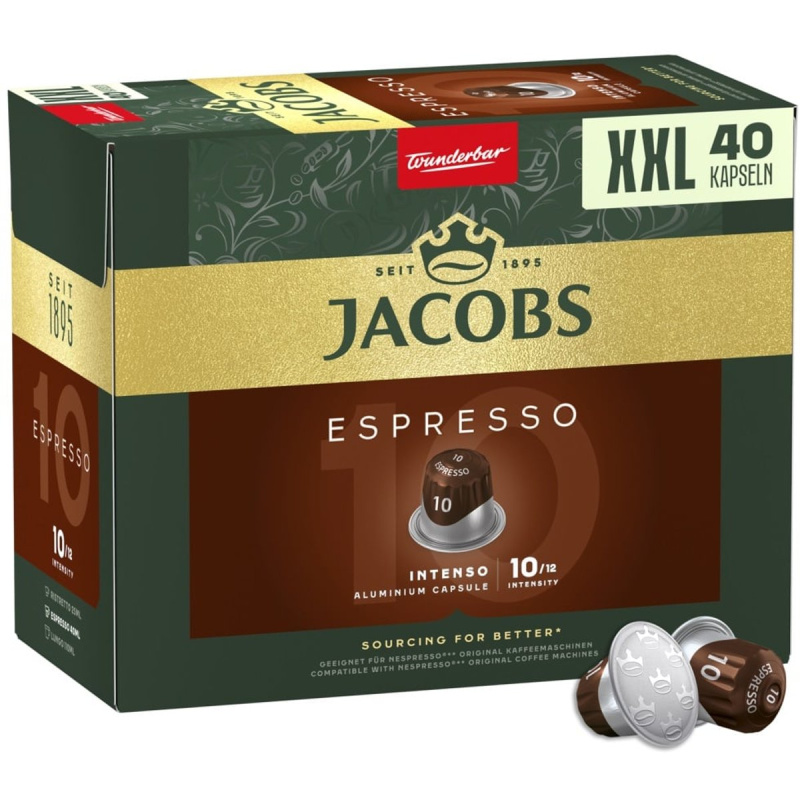 Jacobs Espresso kávové kapsle XXL balení