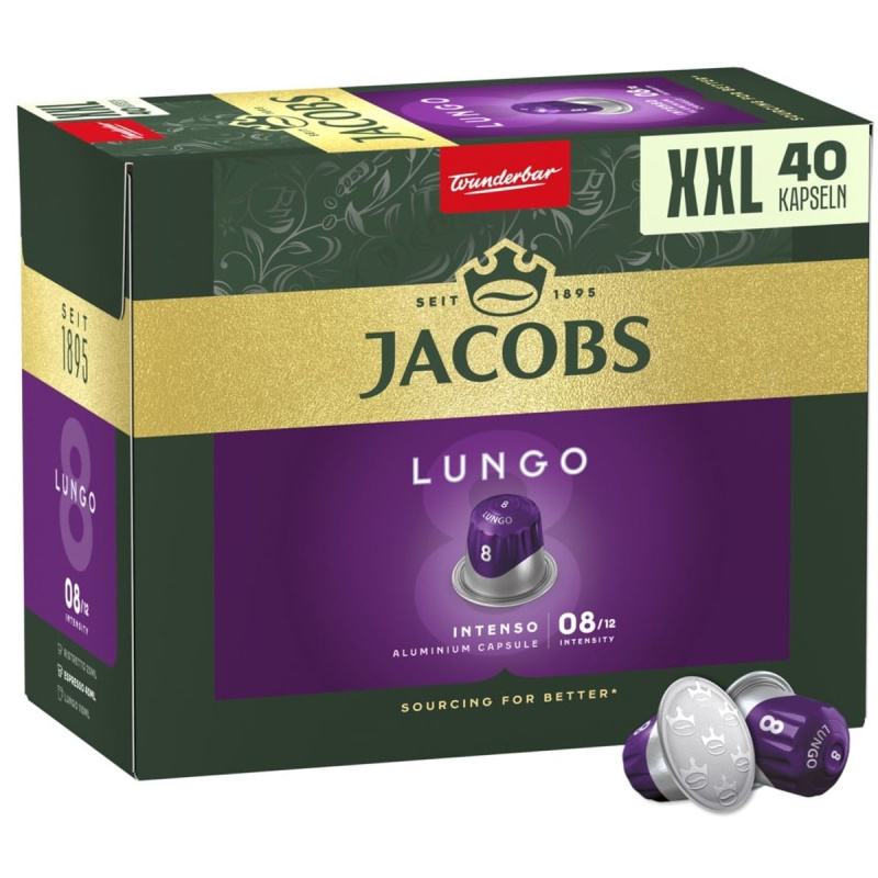 Jacobs Lungo kávové kapsle XXL balení