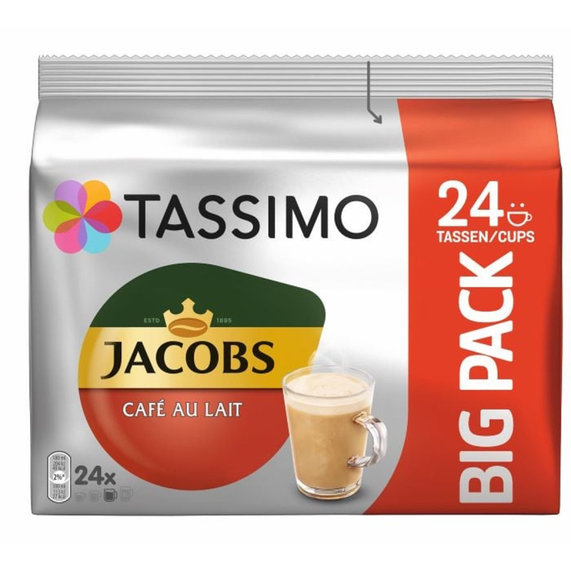 Tassimo Jacobs Café Au Lait kávové kapsle