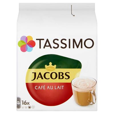 JACOBS TASSIMO Cafe au lait kapsle 16 kusů
