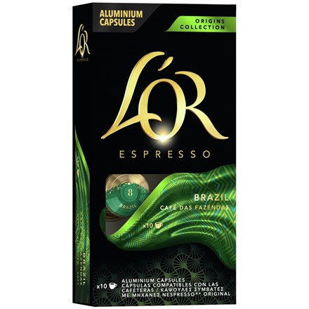 L'Or Espresso Brazil - kapsle do kávovaru - 10 kapslí