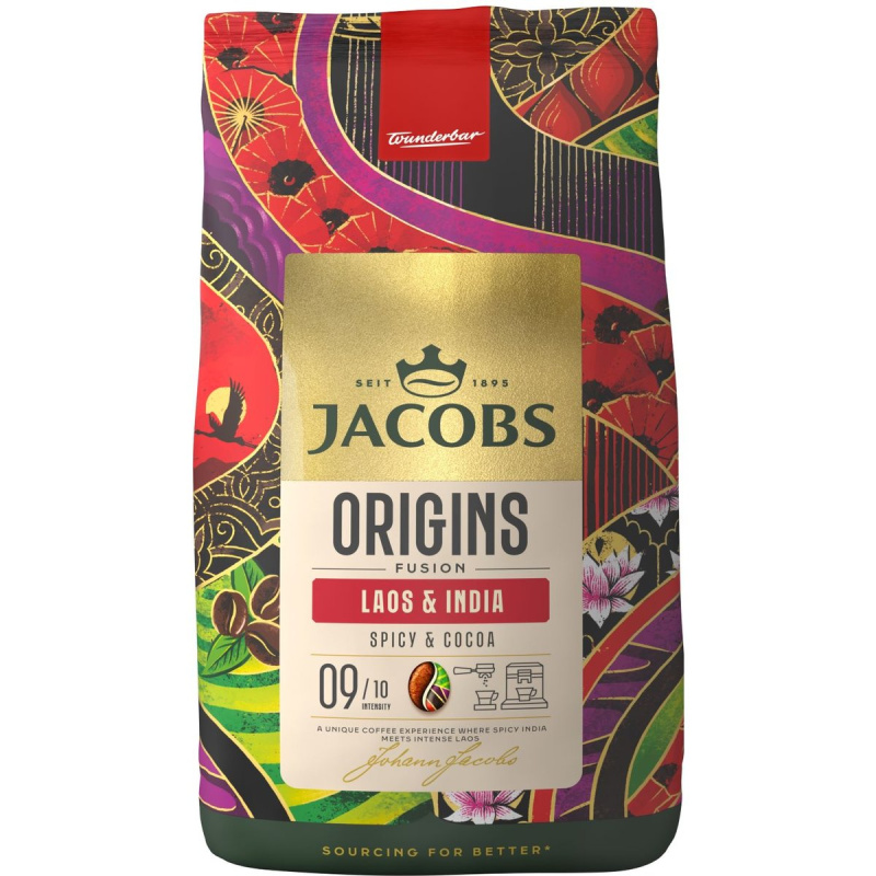 Jacobs Origins Laos & India zrnková káva