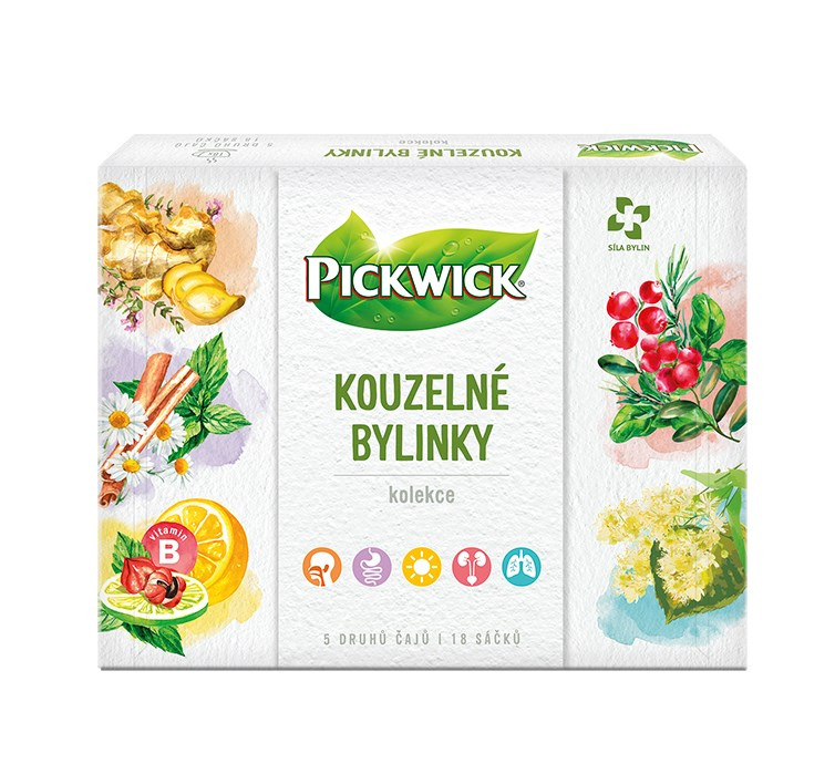Pickwick Kouzelné bylinky porcovaný čaj 18 sáčků